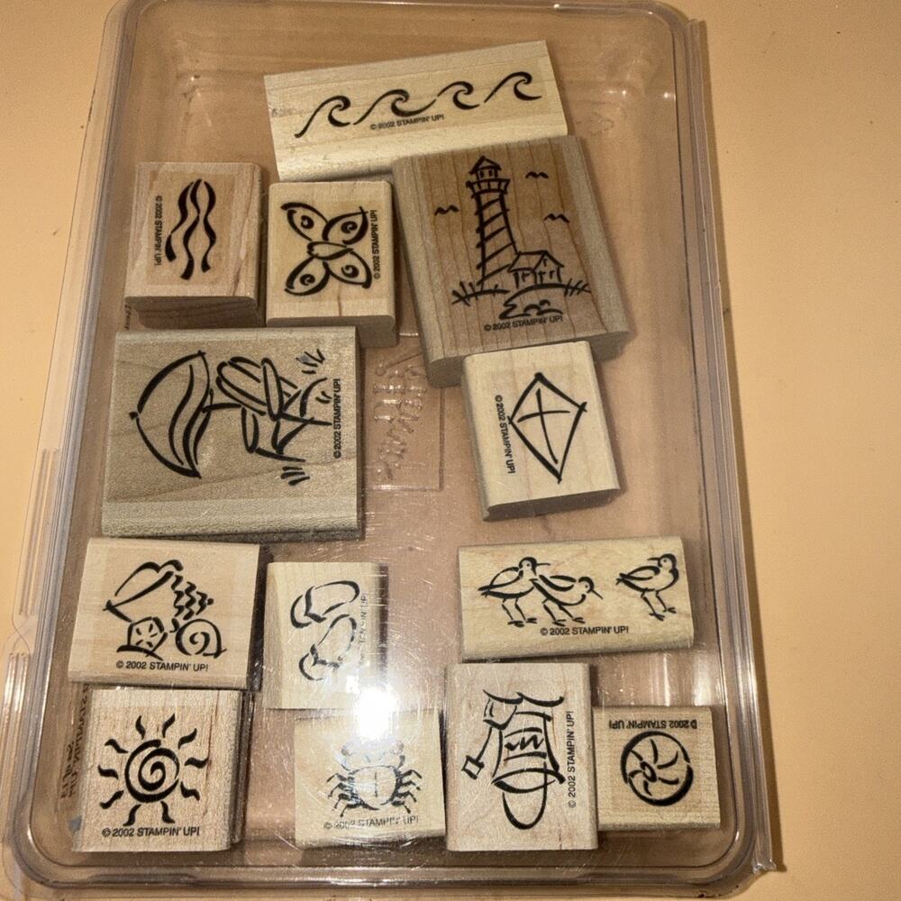 Stampin' Up! On The Beach Complete Set of 13 - Picture 2 of 5